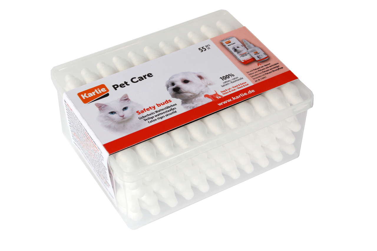 Karlıe Kedi - Köpek Kulak Temizleme Çöpü 55li Karlıe Kedi - Köpek Kulak Temizleme Çöpü 55li