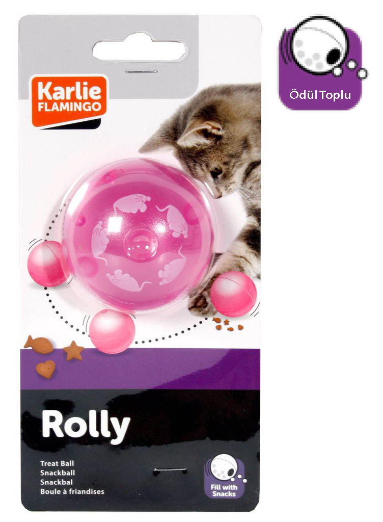 Karlıe Kedi Oyuncağı Ödül Topu 5,5cm Karlıe Kedi Oyuncağı Ödül Topu 5,5cm