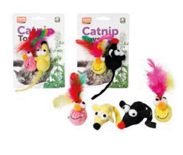 Karlıe Peluş Kedi Otlu Oyuncak Set 2li 6cm Karlıe Peluş Kedi Otlu Oyuncak Set 2li 6cm