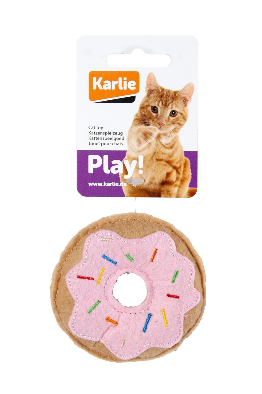Karlie Peluş Kedi Oyuncağı 7,5 Cm Çörek Pembe Karlie Peluş Kedi Oyuncağı 7,5 Cm Çörek Pembe