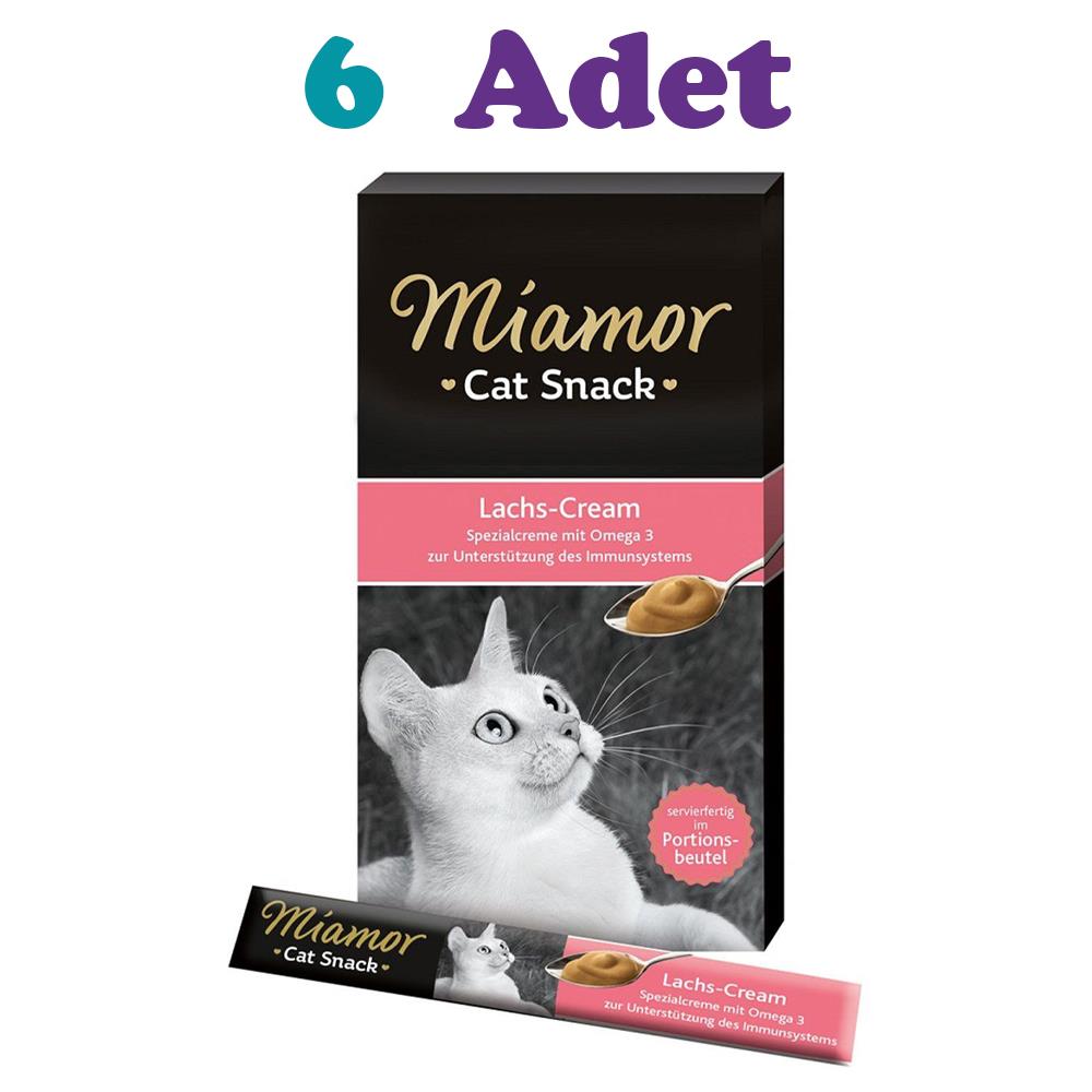 Miamor Lachs Cream Somonlu Kedi Ödül Maması 6×15g (6 Adet) Miamor Lachs Cream Somonlu Kedi Ödül Maması 6×15g (6 Adet)