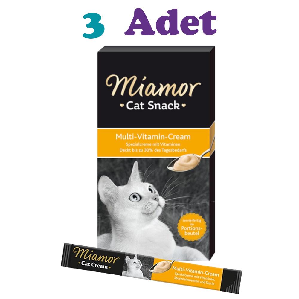Miamor Multi Vitamin Cream Kedi Ödül Maması 6×15g (3 Adet) Miamor Multi Vitamin Cream Kedi Ödül Maması 6×15g (3 Adet)
