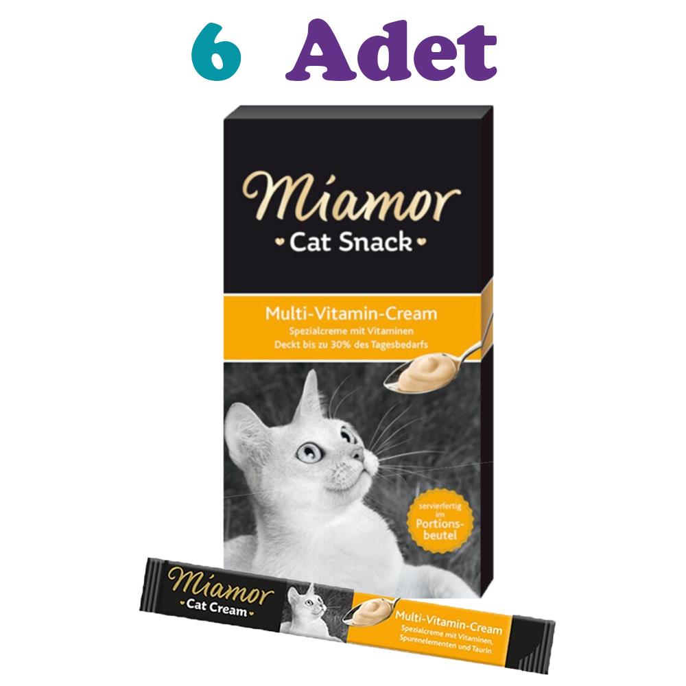 Miamor Multi Vitamin Cream Kedi Ödül Maması 6×15g (6 Adet) Miamor Multi Vitamin Cream Kedi Ödül Maması 6×15g (6 Adet)