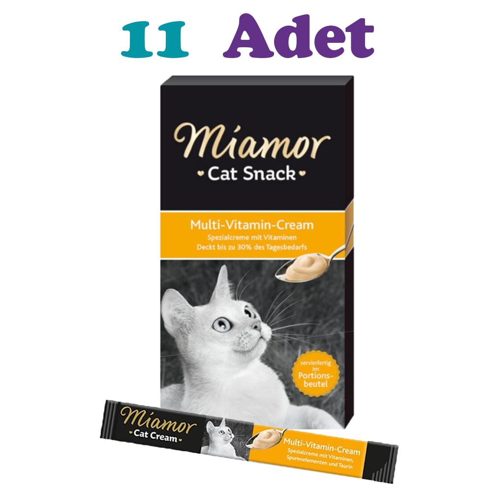 Miamor Multi Vitamin Cream Kedi Ödül Maması 6×15g (11 Adet) Miamor Multi Vitamin Cream Kedi Ödül Maması 6×15g (11 Adet)
