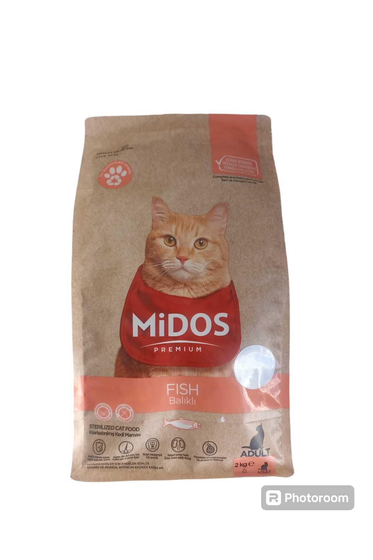 Midos Balıklı Ve Pirinçli Kısırlaştırılmış Kedi Maması 2 Kg Midos Balıklı Ve Pirinçli Kısırlaştırılmış Kedi Maması 2 Kg