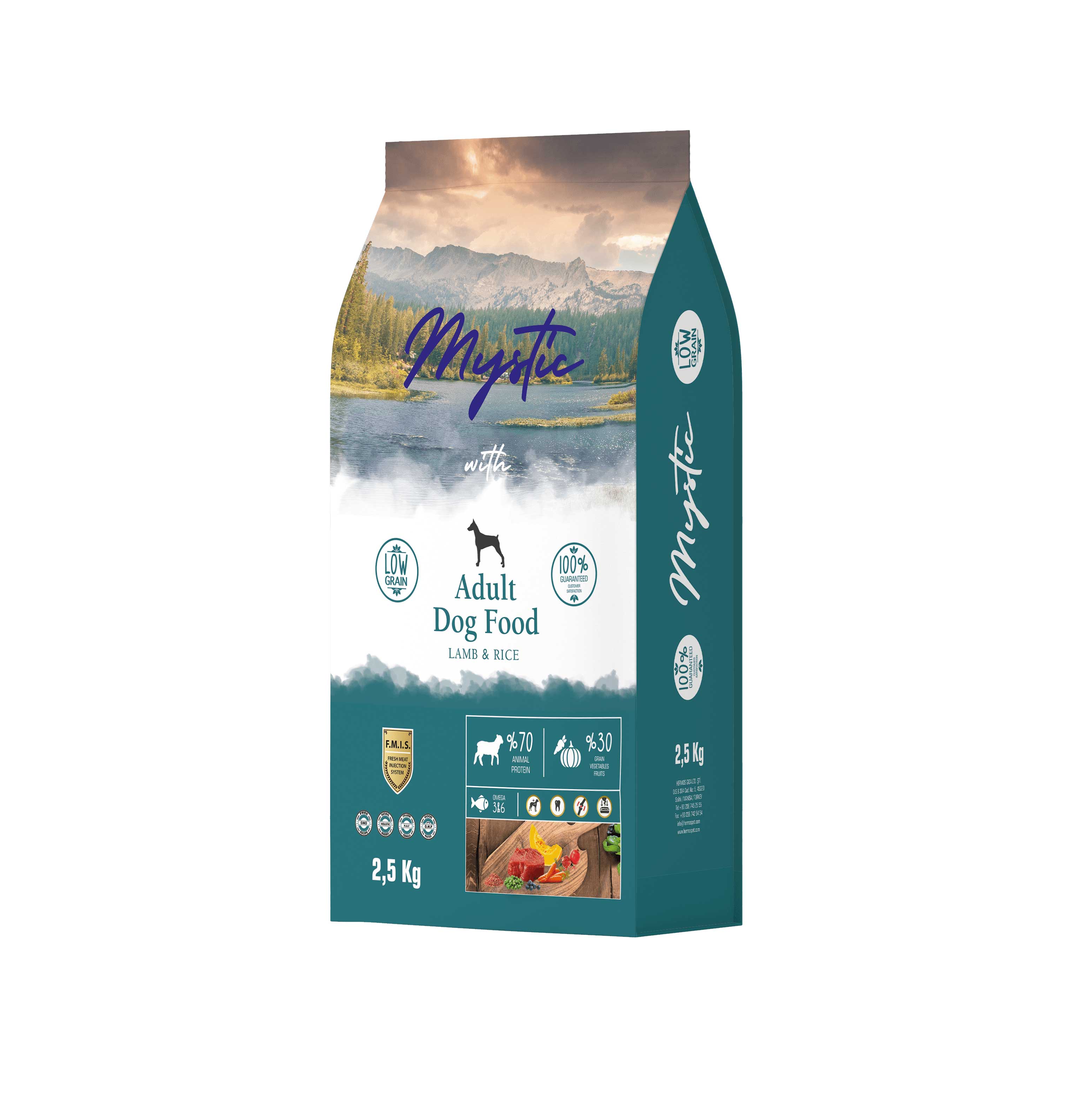 Mystic Az Tahıl Yetişkin Köpek Maması Kuzu 2,5 Kg Mystic Az Tahıl Yetişkin Köpek Maması Kuzu 2,5 Kg