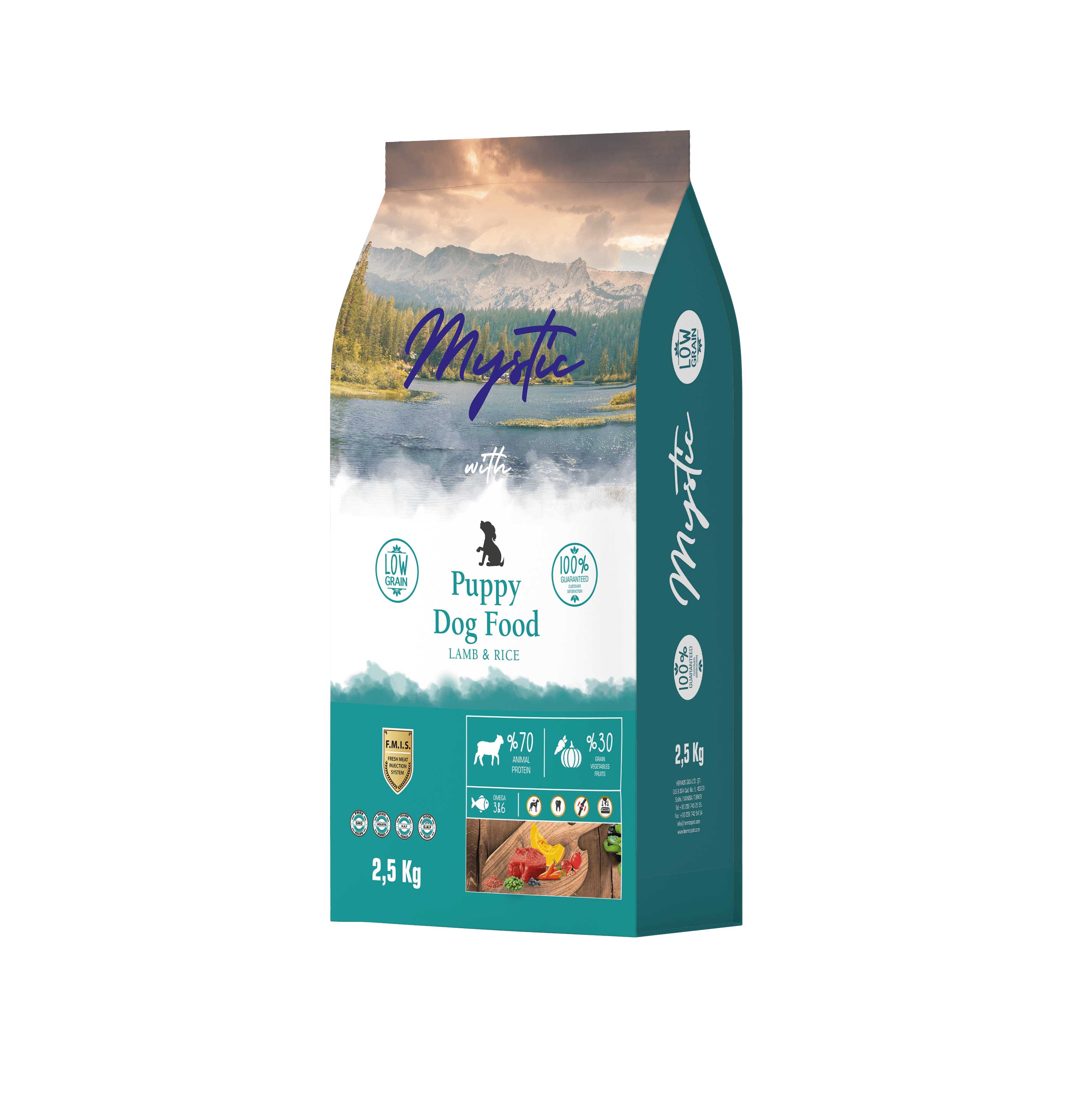 Mystic Az Tahıllı Yavru Köpek Maması Kuzulu 2,5 Kg Mystic Az Tahıllı Yavru Köpek Maması Kuzulu 2,5 Kg
