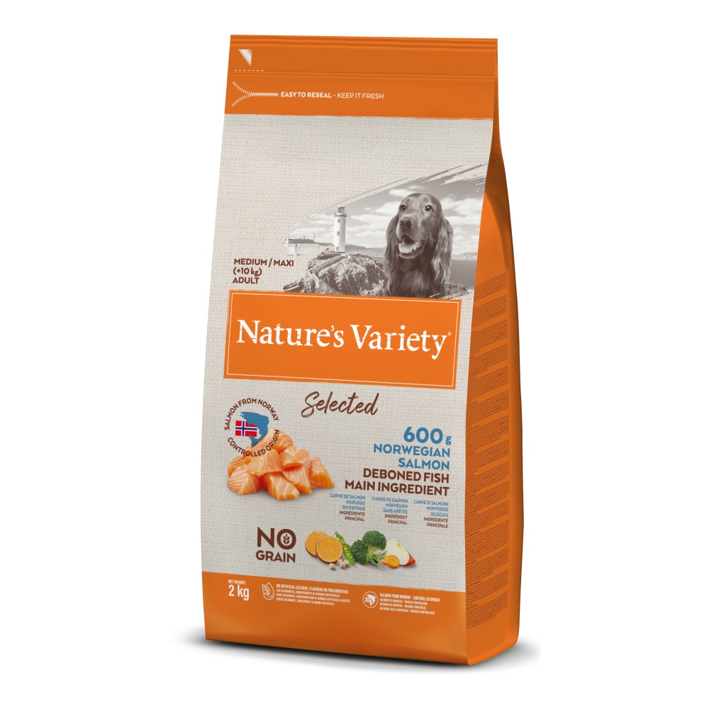 N.v. Dog No Selected Med/max Adult Norw Salmon 2kg N.v. Dog No Selected Med/max Adult Norw Salmon 2kg