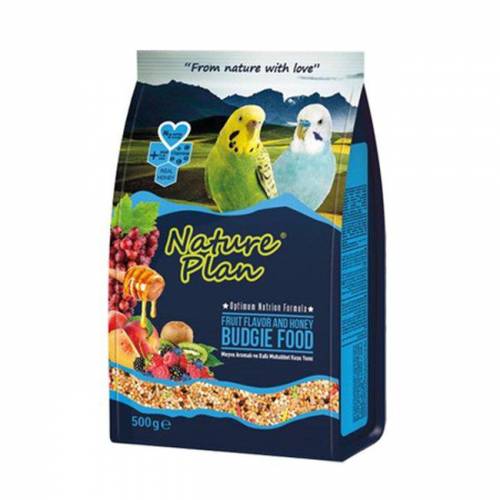 Nature Plan Meyve Aromali Balli Kabuksuz Muhabbet Kusu Yemi 400 Gr Nature Plan Meyve Aromali Balli Kabuksuz Muhabbet Kusu Yemi 400 Gr