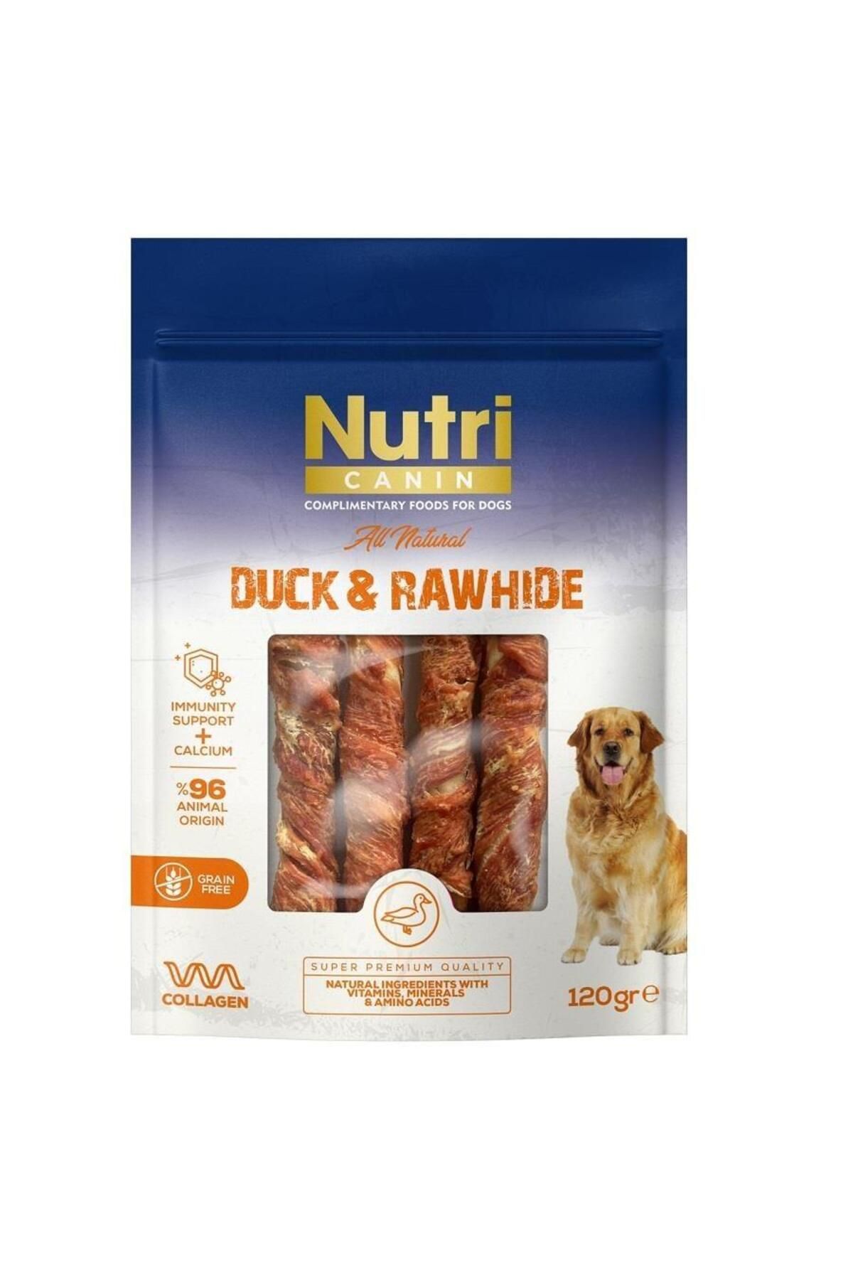 NUTRI CANIN ÖRDEK ETLİ SARILI KEMİK 120 GR NUTRI CANIN ÖRDEK ETLİ SARILI KEMİK 120 GR
