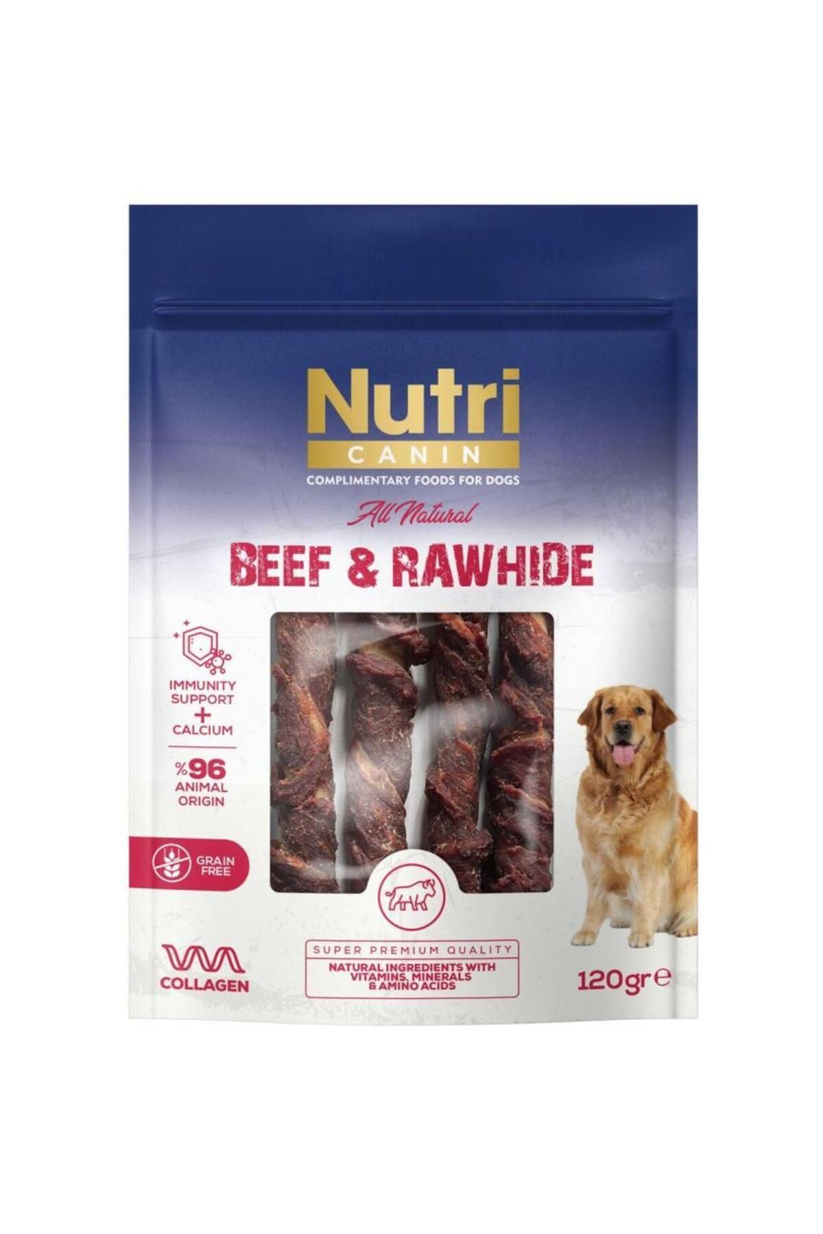 NUTRI CANIN SIĞIR ETLİ SARILI KEMİK 120 GR NUTRI CANIN SIĞIR ETLİ SARILI KEMİK 120 GR