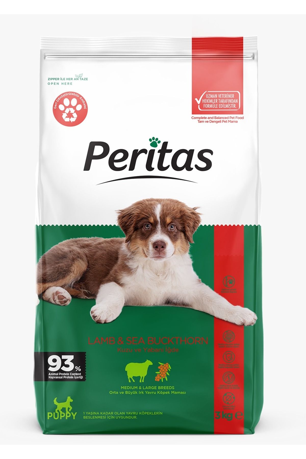 Peritas Kuzu Etli Orta Ve Büyük Irk Yavru Köepk Maması 3 Kg Peritas Kuzu Etli Orta Ve Büyük Irk Yavru Köepk Maması 3 Kg