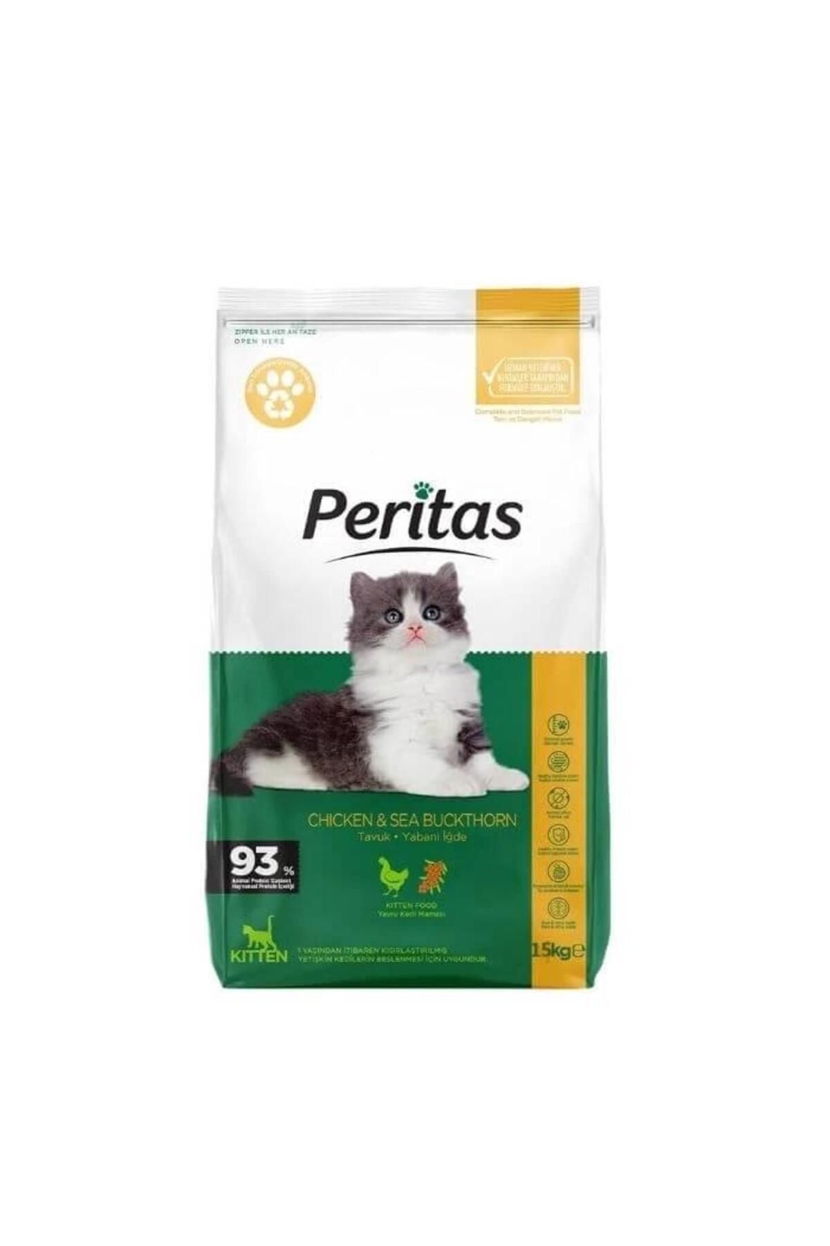 PERİTAS Yavru Kedi Maması - Sağlıklı Büyüme - Tavuklu 15kg PERİTAS Yavru Kedi Maması - Sağlıklı Büyüme - Tavuklu 15kg