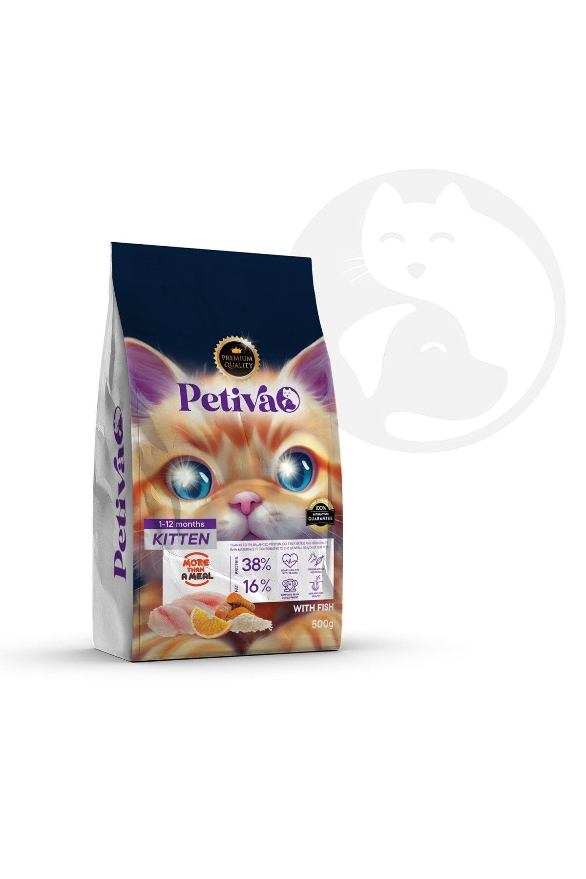 Petiva Yavru Kedi Tavuk Etli Kedi Maması 1,5 Kg Petiva Yavru Kedi Tavuk Etli Kedi Maması 1,5 Kg