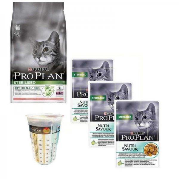Pro Plan Sterilised Somonlu Kısır Kedi Maması 1.5 Kg + 3 Yaş Mama Hediyeli Pro Plan Sterilised Somonlu Kısır Kedi Maması 1.5 Kg + 3 Yaş Mama Hediyeli