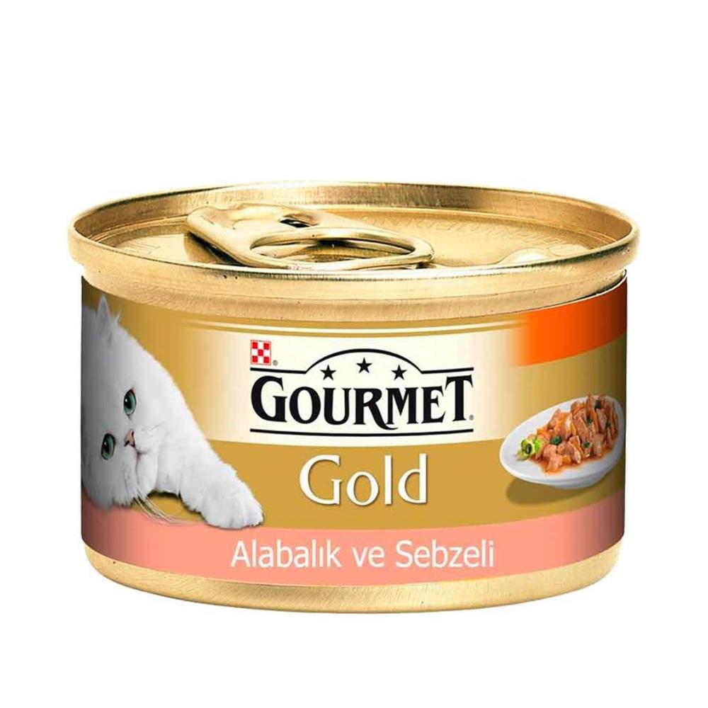 Gourmet Gold Parça Etli Alabalık Ve Sebzeli Kedi Konservesi 85g Gourmet Gold Parça Etli Alabalık Ve Sebzeli Kedi Konservesi 85g