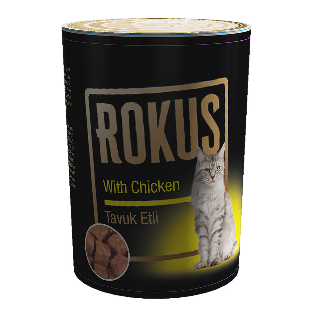 Rokus Tavuklu Kedi Konservesi 410g Rok240410cnaca1 Rokus Tavuklu Kedi Konservesi 410g Rok240410cnaca1