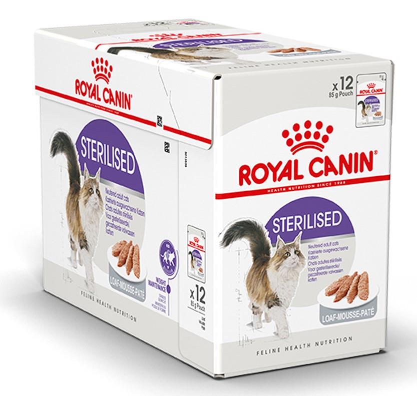 Royal Canin Sterilised in Jelly Kısırlaştırılmış Kedi Yaş Mamasi 85g 12 ADET Royal Canin Sterilised in Jelly Kısırlaştırılmış Kedi Yaş Mamasi 85g 12 ADET