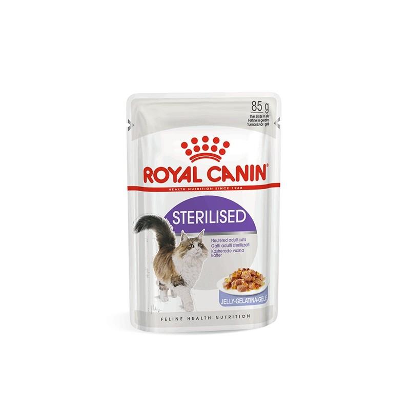 Royal Canin Sterilised in Jelly Kısırlaştırılmış Kedi Yaş Mamasi 85g 12 ADET Royal Canin Sterilised in Jelly Kısırlaştırılmış Kedi Yaş Mamasi 85g 12 ADET