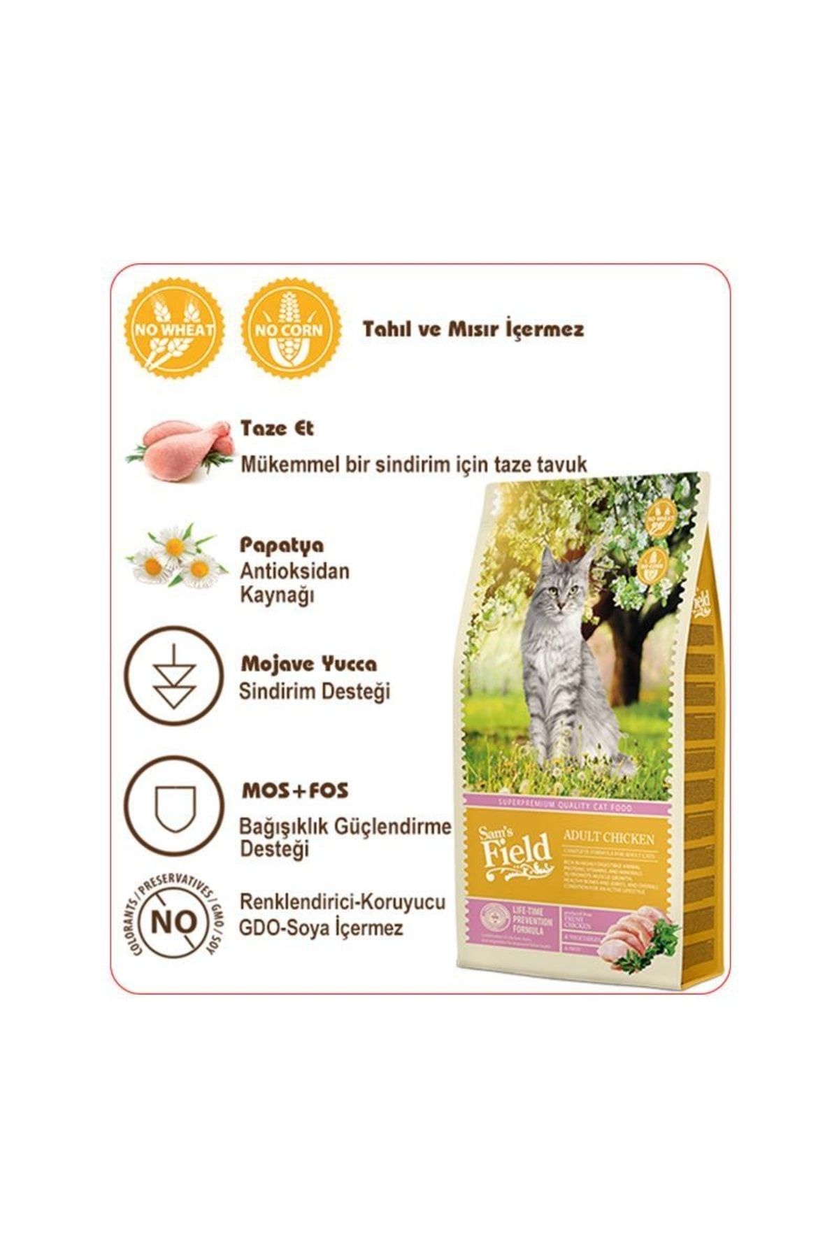 Sam´s Field Cat Adult Chicken 2,5 kg Sam´s Field Cat Adult Chicken 2,5 kg