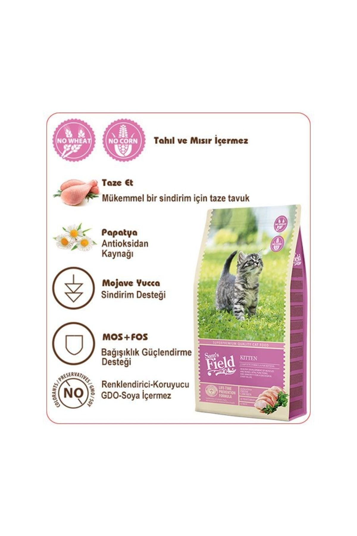 Sam´s Field Cat Kitten 2,5 kg Sam´s Field Cat Kitten 2,5 kg