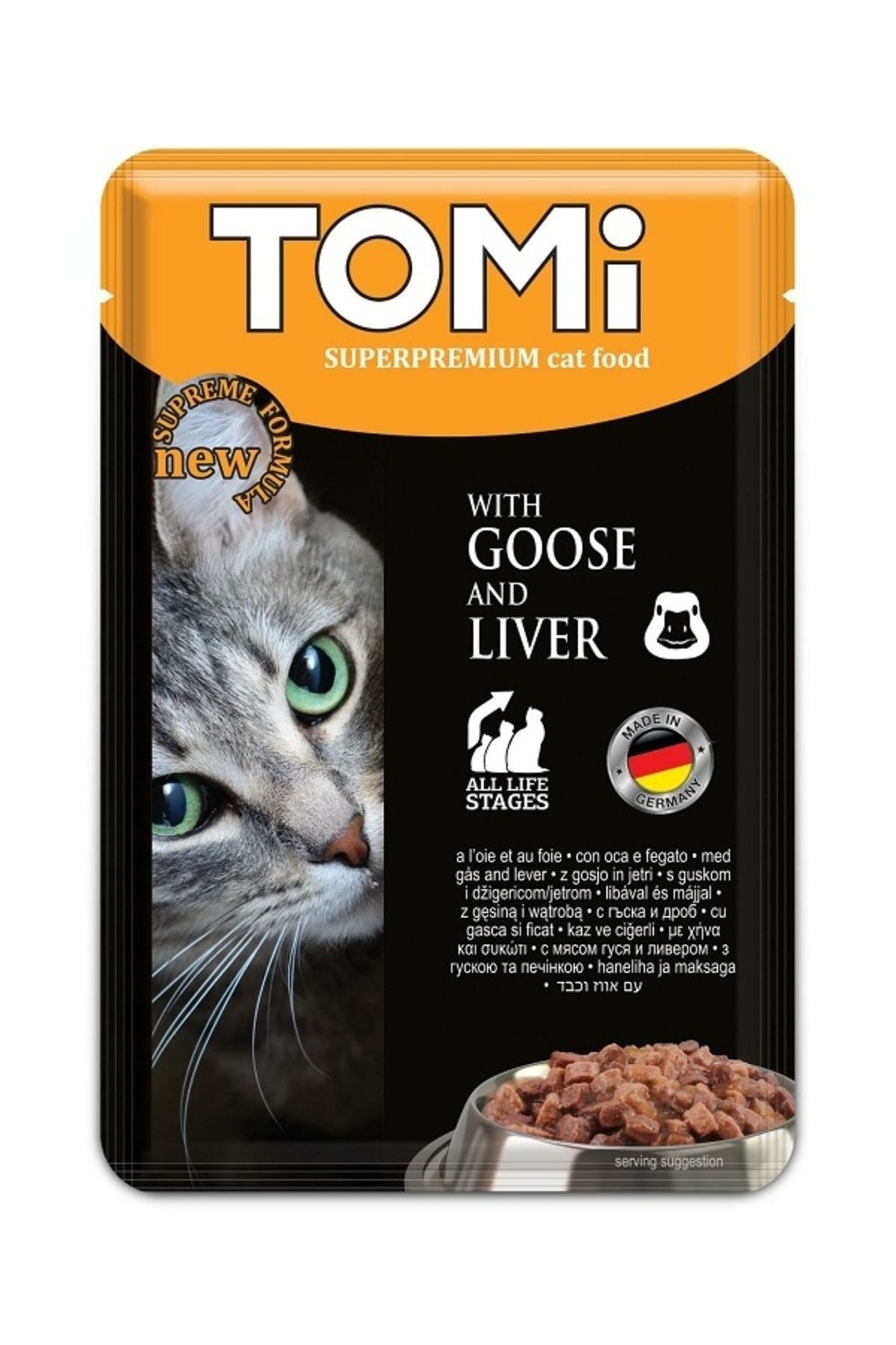 Tomi Kedi Kaz & Ciger Pouch Mama 100 Ml Tomi Kedi Kaz & Ciger Pouch Mama 100 Ml