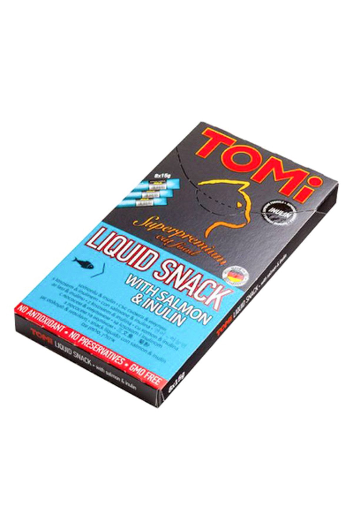 Tomi Kedi Kreması Somon Ve İnülin 8*15gr 120gr Tomi Kedi Kreması Somon Ve İnülin 8*15gr 120gr