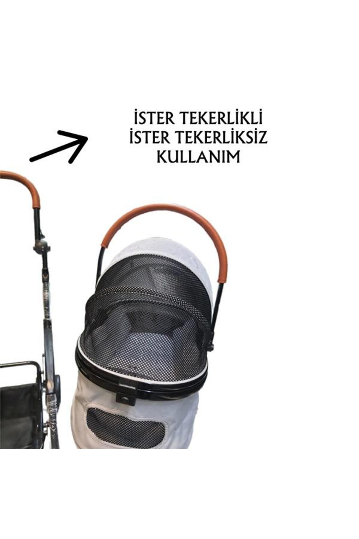Tommy Evcil Hayvan Arabası 76,5x48x99cm Gri Max 15 Kg Tommy Evcil Hayvan Arabası 76,5x48x99cm Gri Max 15 Kg