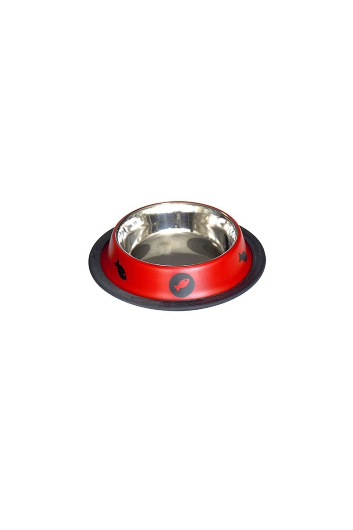Tommy Pati Desenli Renkli Kedi Köpek Çelik Mama Kabı Kırmızı 24 Oz/0,7 Lt Tommy Pati Desenli Renkli Kedi Köpek Çelik Mama Kabı Kırmızı 24 Oz/0,7 Lt