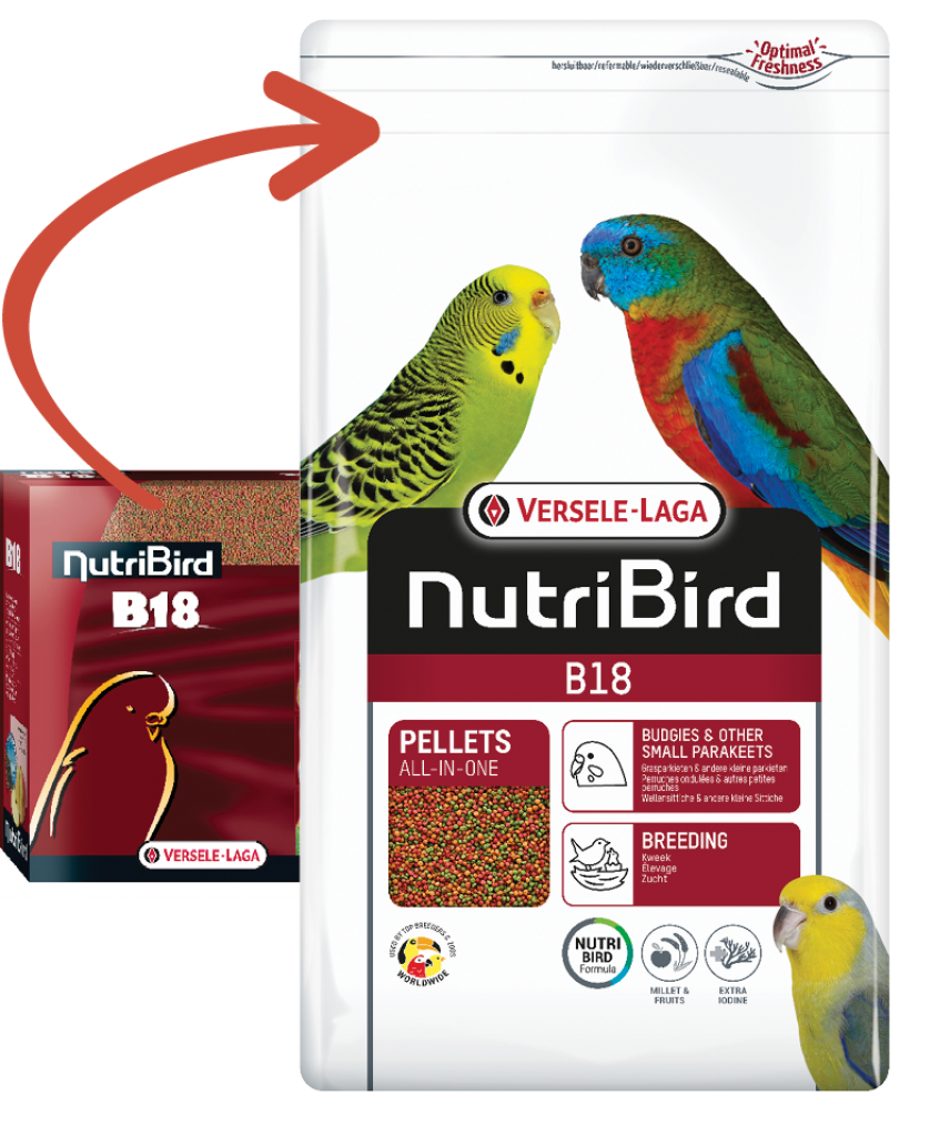 Versele Laga Nutrıbırd B18 Muhabbet Pelet Yem 3kg Versele Laga Nutrıbırd B18 Muhabbet Pelet Yem 3kg