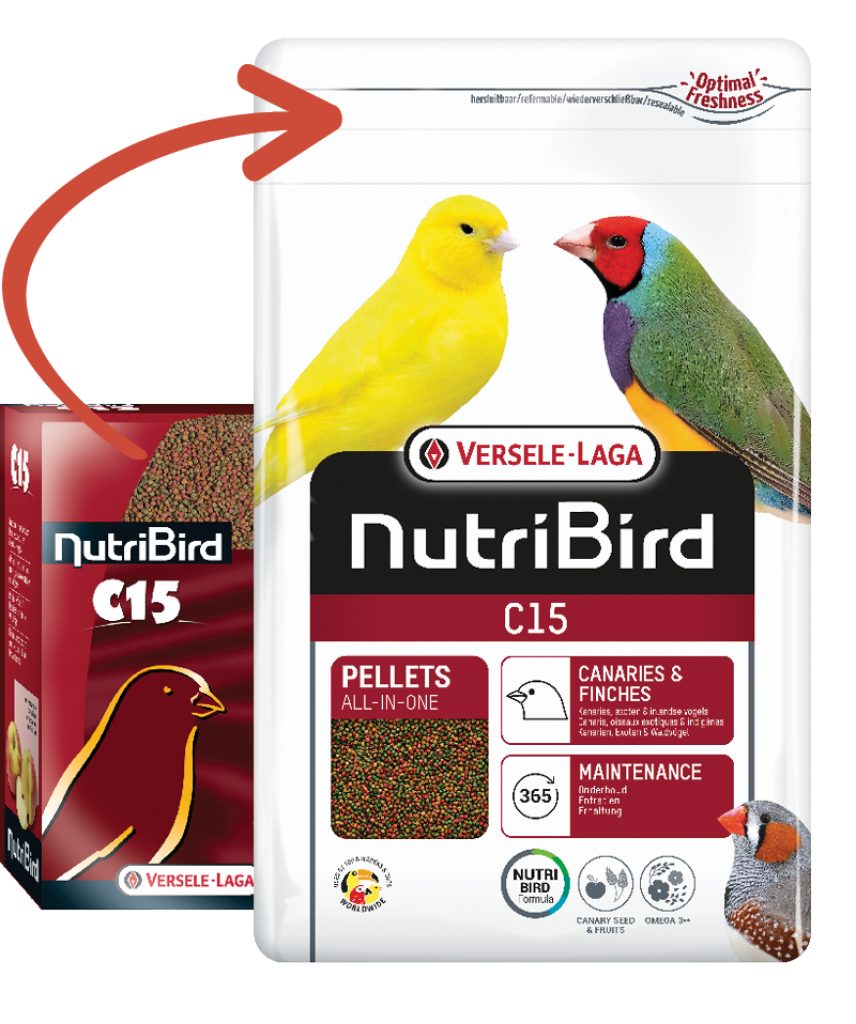 Versele Laga Nutrıbırd C15 Kanarya Pelet Yem 3kg Versele Laga Nutrıbırd C15 Kanarya Pelet Yem 3kg