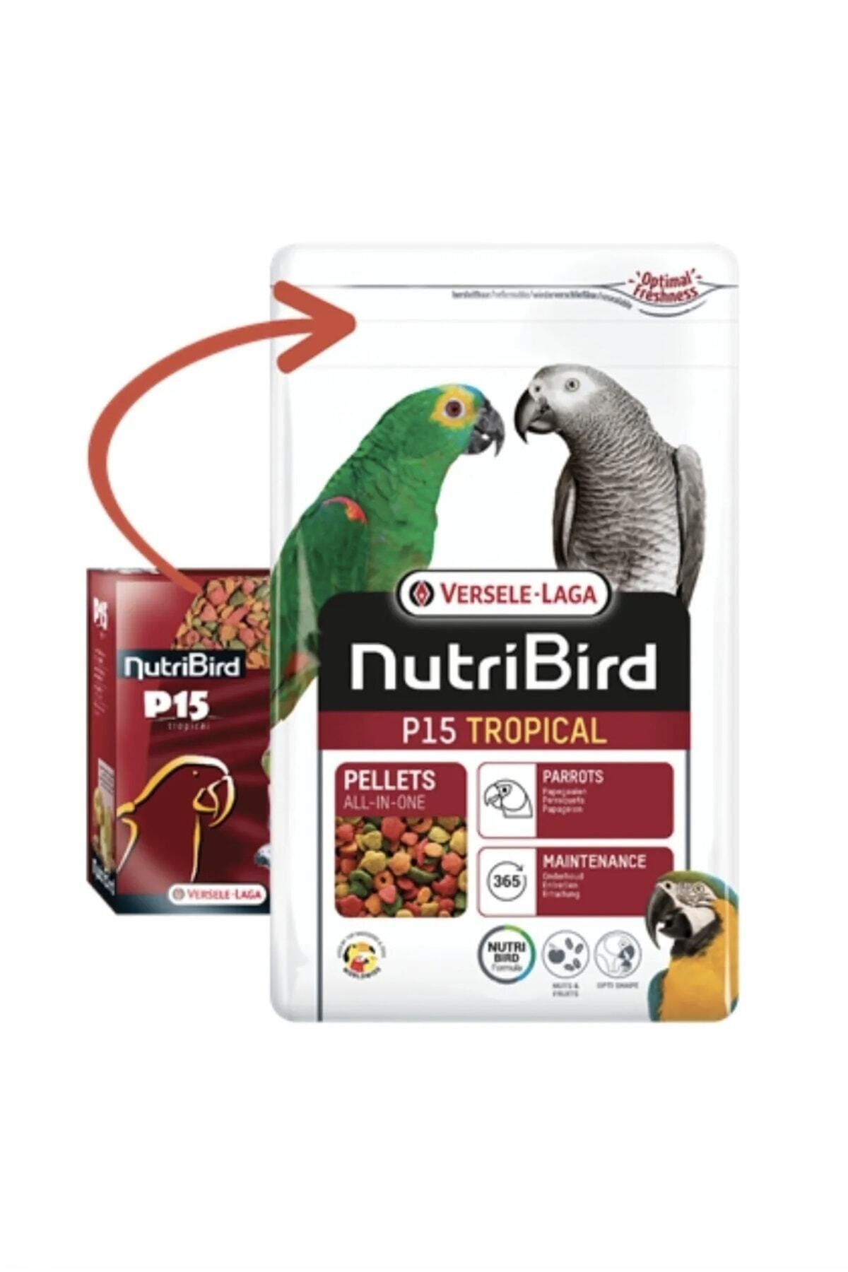 Versele Laga Versele-laga Nutribird P15 Tropical 1 Kg Versele Laga Versele-laga Nutribird P15 Tropical 1 Kg
