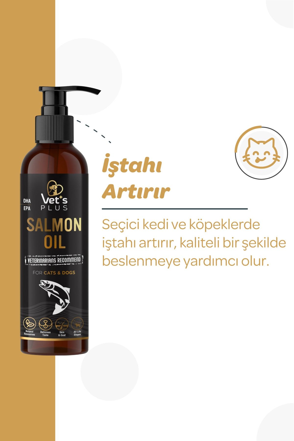 Vet`s Plus Kedi Ve Köpek Balık Yağı 200ml Vet`s Plus Kedi Ve Köpek Balık Yağı 200ml