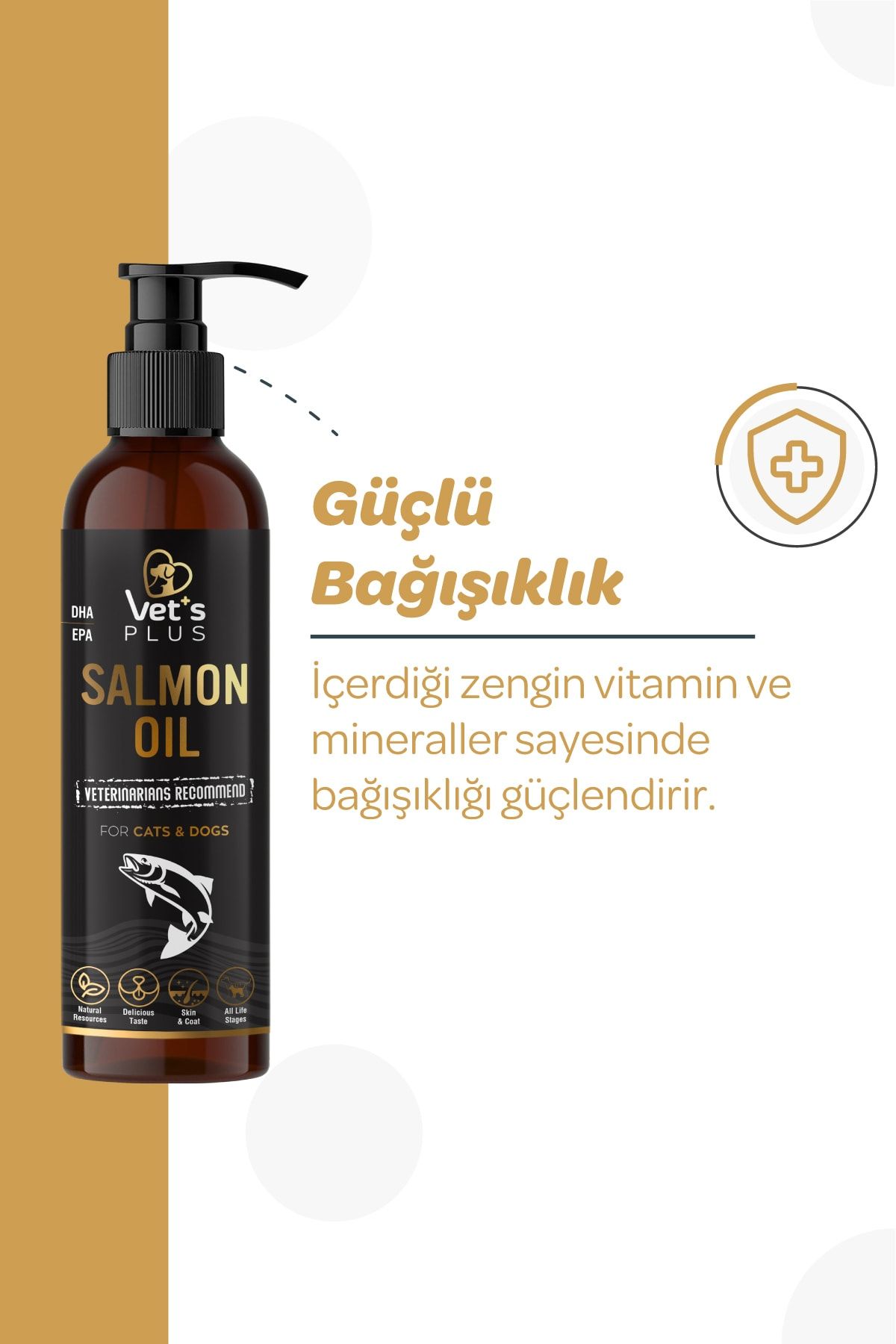 Vet`s Plus Kedi Ve Köpek Balık Yağı 200ml Vet`s Plus Kedi Ve Köpek Balık Yağı 200ml