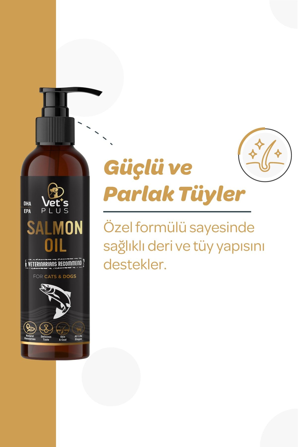 Vet`s Plus Kedi Ve Köpek Balık Yağı 200ml Vet`s Plus Kedi Ve Köpek Balık Yağı 200ml