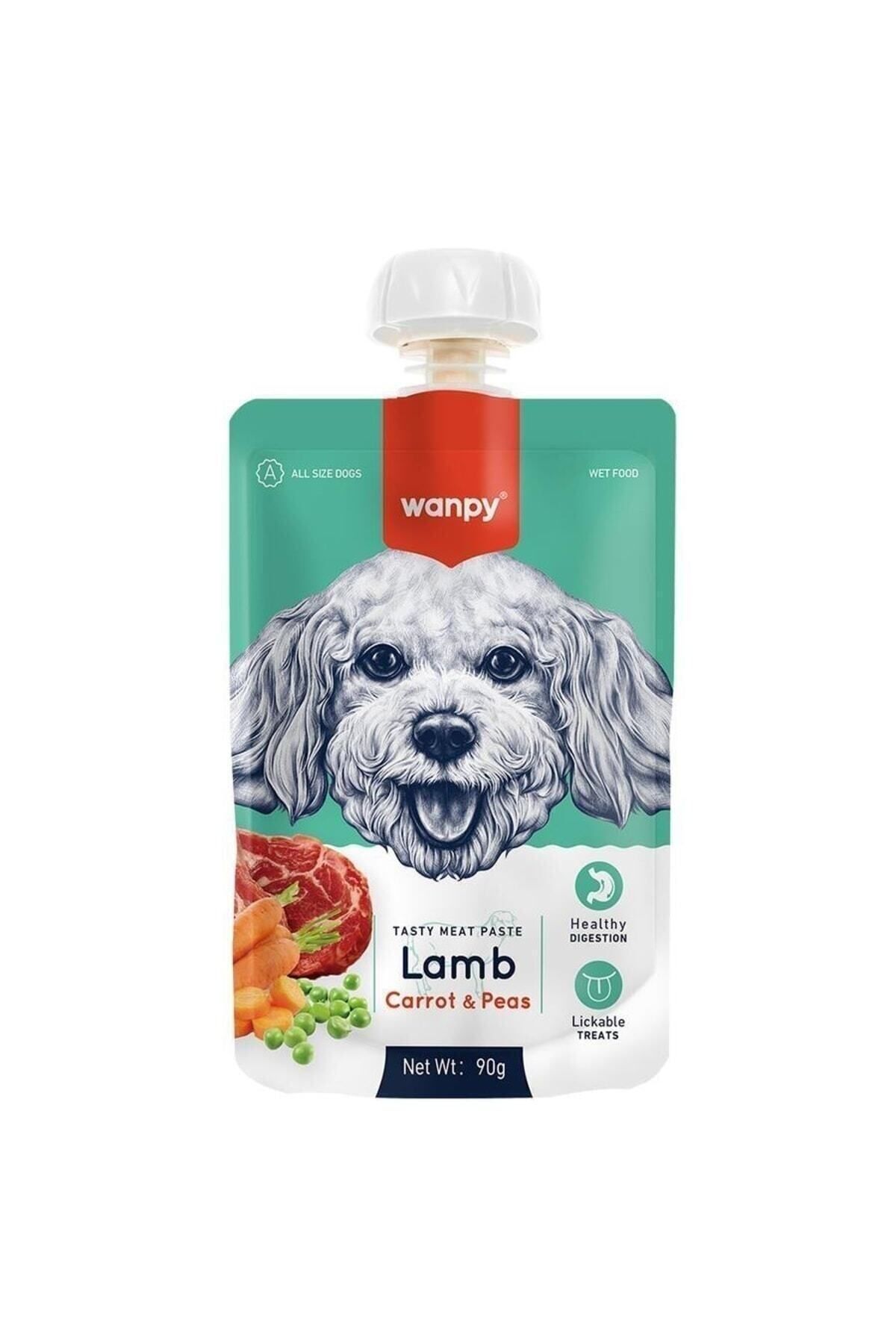 Wanpy Taze Kuzulu & Havuçlu Köpek Et Ezmesi 90 Gr Wanpy Taze Kuzulu & Havuçlu Köpek Et Ezmesi 90 Gr